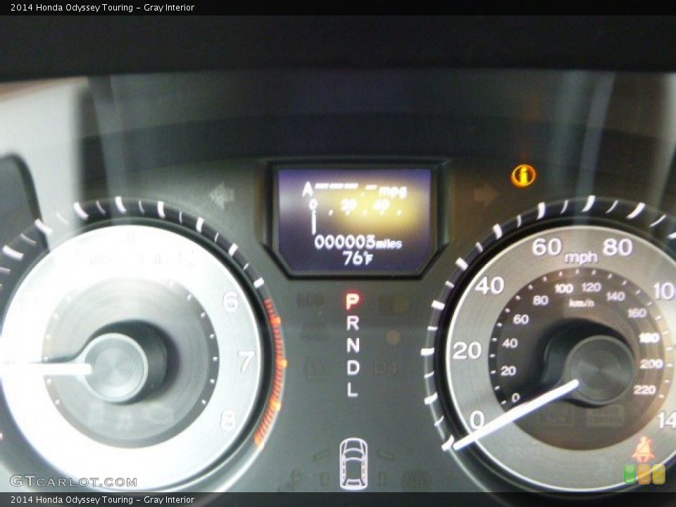 Gray Interior Gauges for the 2014 Honda Odyssey Touring #83565294