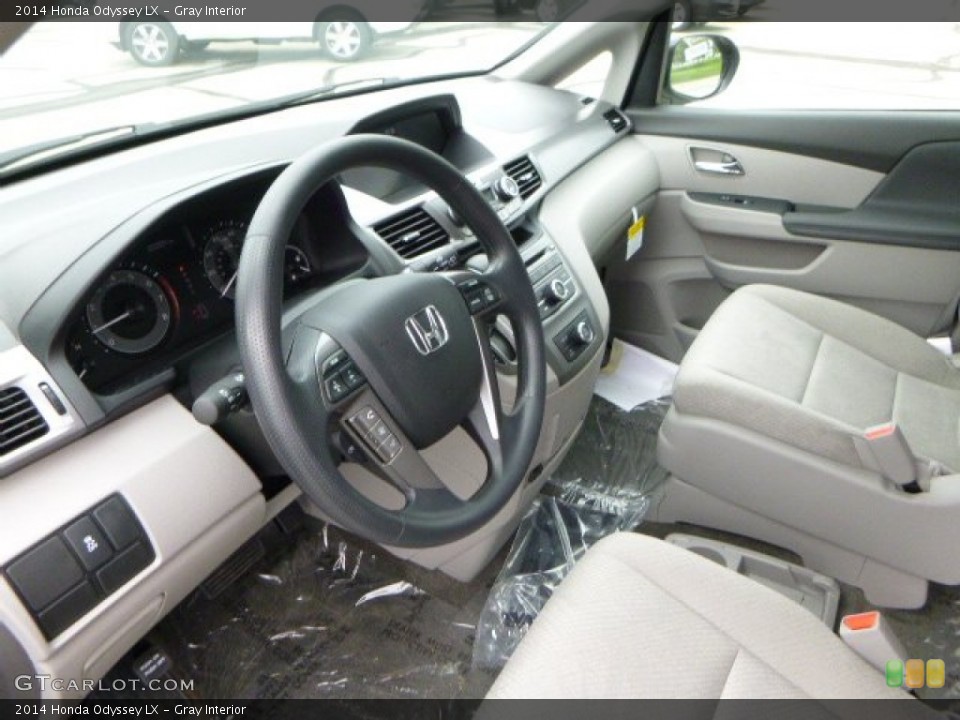 Gray Interior Prime Interior for the 2014 Honda Odyssey LX #83566110