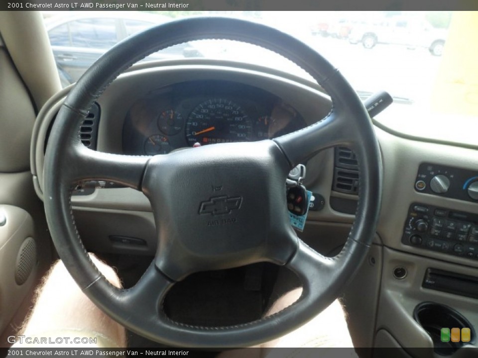 Neutral Interior Steering Wheel for the 2001 Chevrolet Astro LT AWD Passenger Van #83566659