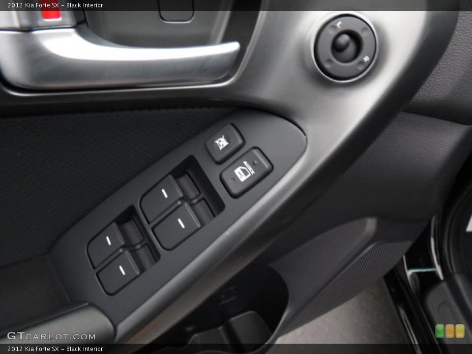 Black Interior Controls for the 2012 Kia Forte SX #83566970