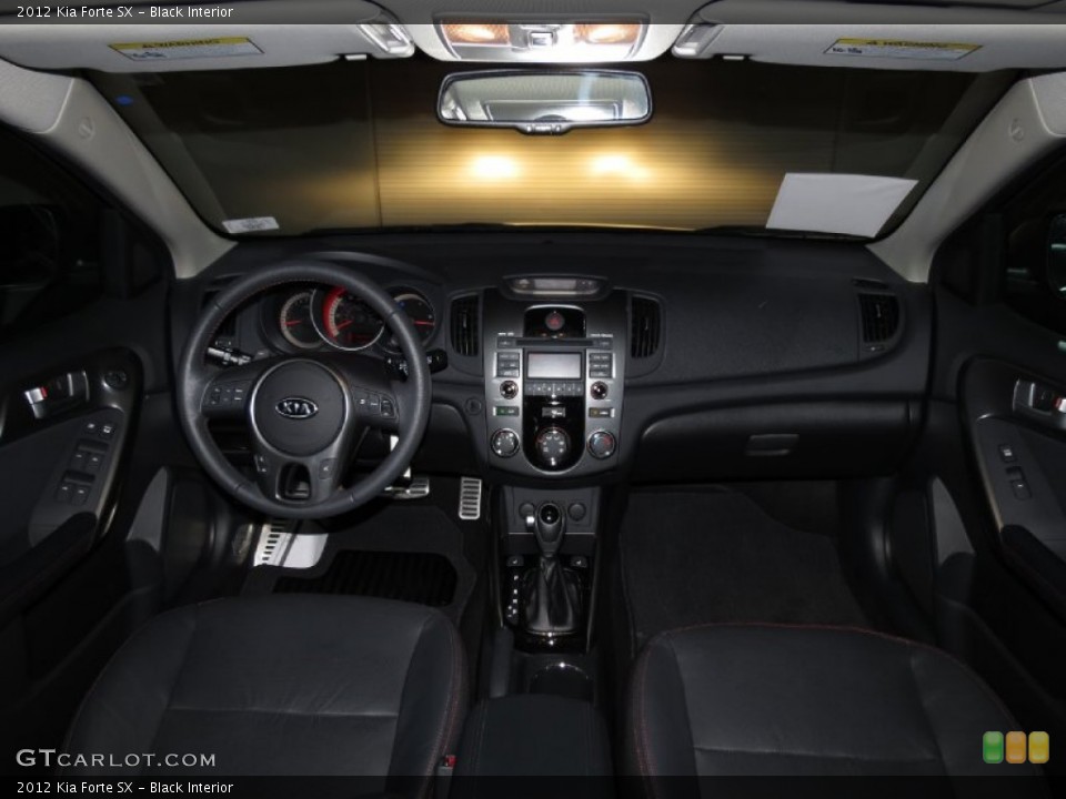 Black Interior Dashboard for the 2012 Kia Forte SX #83567085