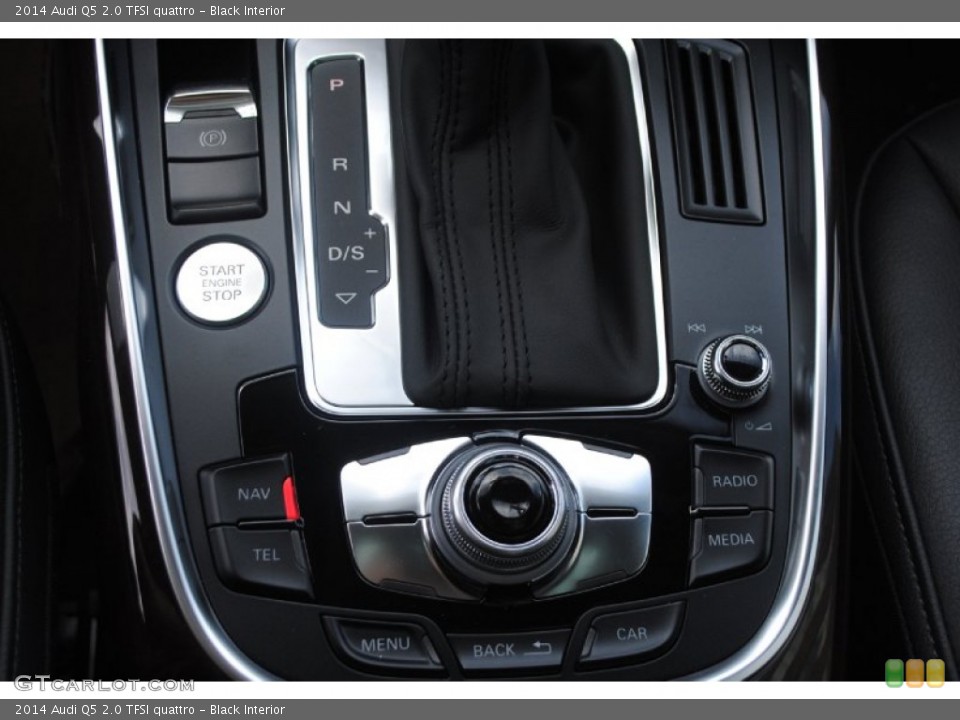 Black Interior Controls for the 2014 Audi Q5 2.0 TFSI quattro #83567169