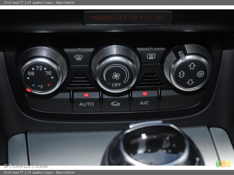 Black Interior Controls for the 2014 Audi TT 2.0T quattro Coupe #83568078