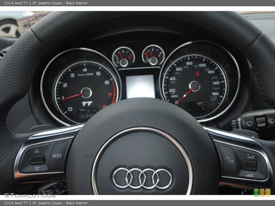 Black Interior Gauges for the 2014 Audi TT 2.0T quattro Coupe #83568195