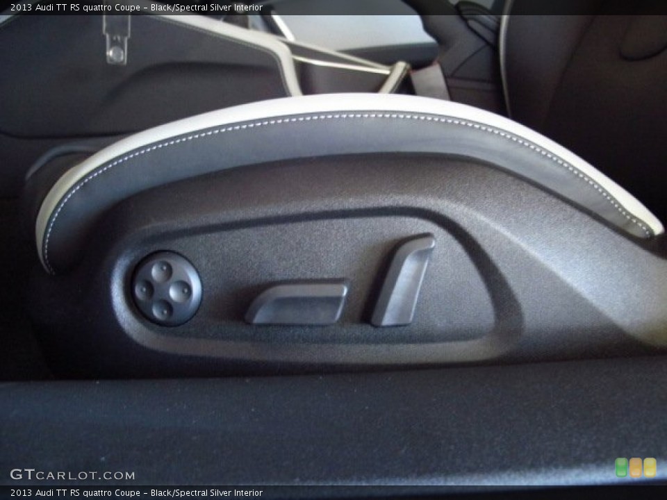 Black/Spectral Silver Interior Controls for the 2013 Audi TT RS quattro Coupe #83569314
