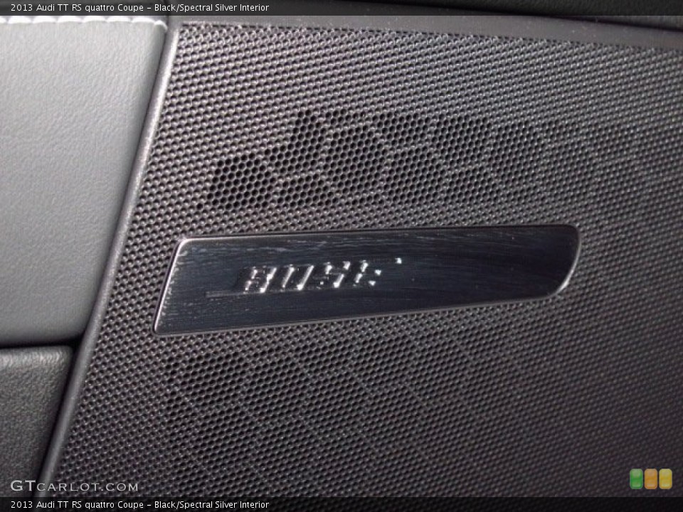 Black/Spectral Silver Interior Audio System for the 2013 Audi TT RS quattro Coupe #83569335