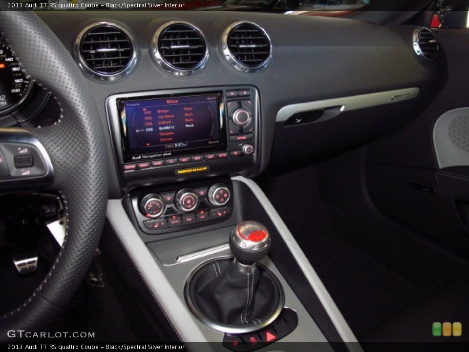 Black/Spectral Silver Interior Controls for the 2013 Audi TT RS quattro Coupe #83569359