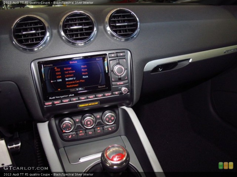 Black/Spectral Silver Interior Controls for the 2013 Audi TT RS quattro Coupe #83569446