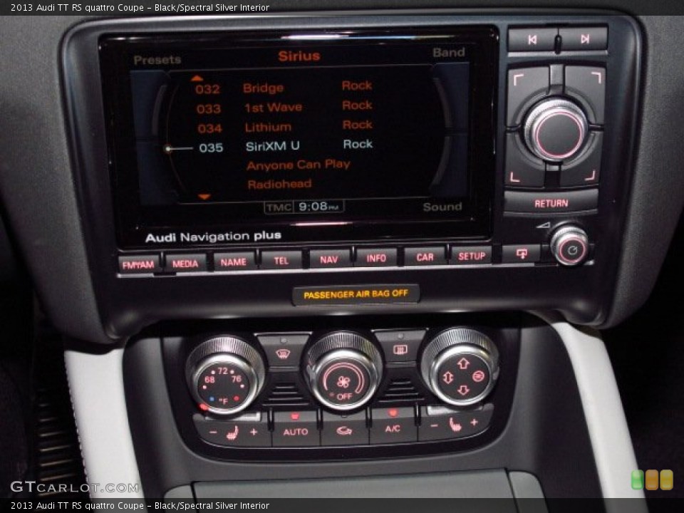 Black/Spectral Silver Interior Controls for the 2013 Audi TT RS quattro Coupe #83569509