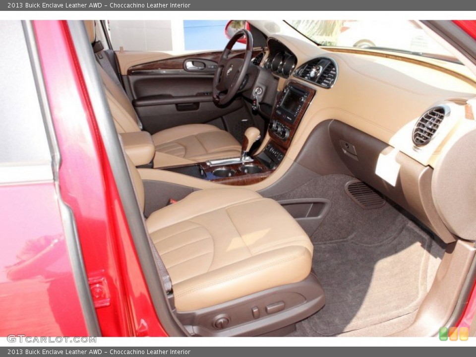 Choccachino Leather Interior Photo for the 2013 Buick Enclave Leather AWD #83570145