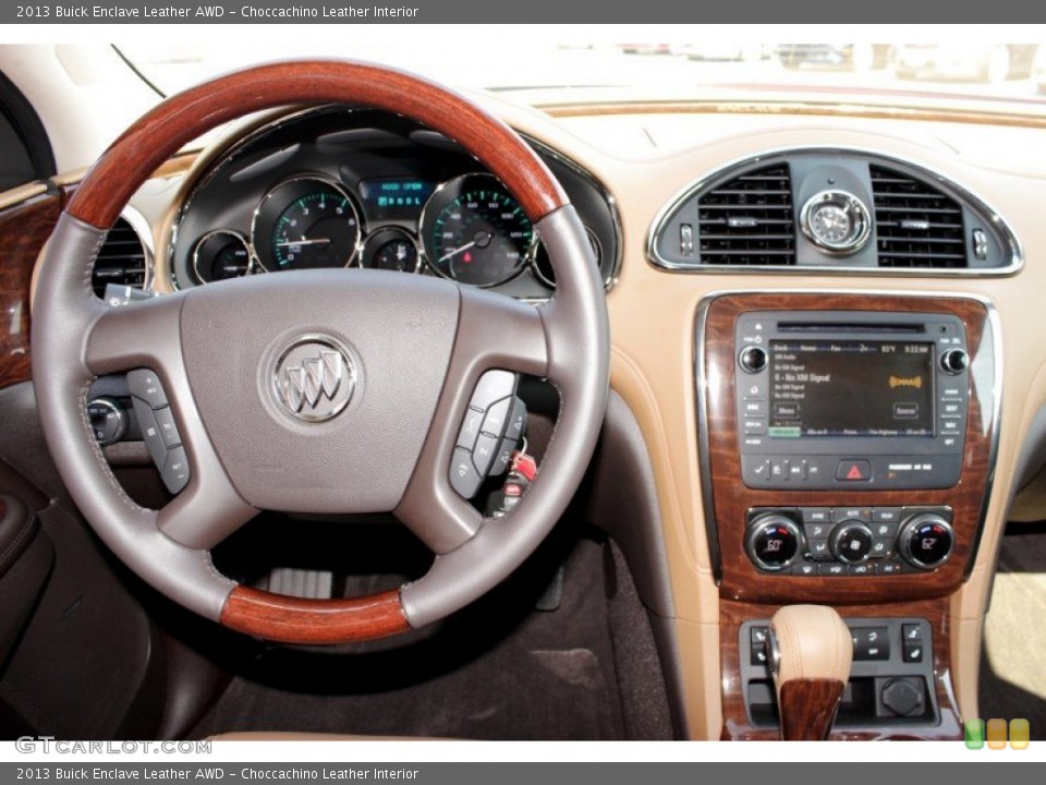 Choccachino Leather Interior Dashboard for the 2013 Buick Enclave Leather AWD #83570166