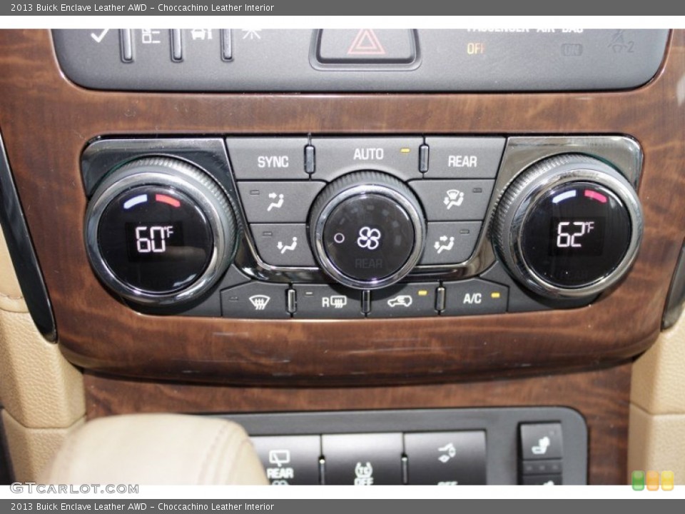 Choccachino Leather Interior Controls for the 2013 Buick Enclave Leather AWD #83570634