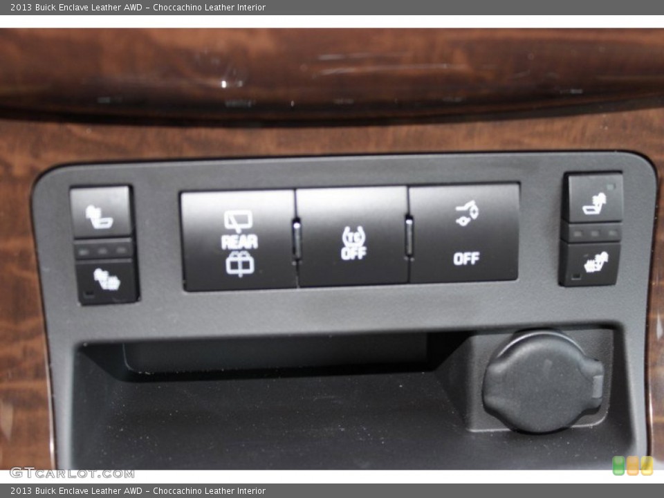 Choccachino Leather Interior Controls for the 2013 Buick Enclave Leather AWD #83570661
