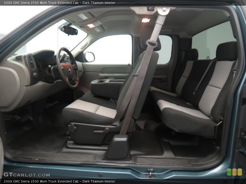 Dark Titanium Interior Photo for the 2009 GMC Sierra 1500 Work Truck Extended Cab #83571672