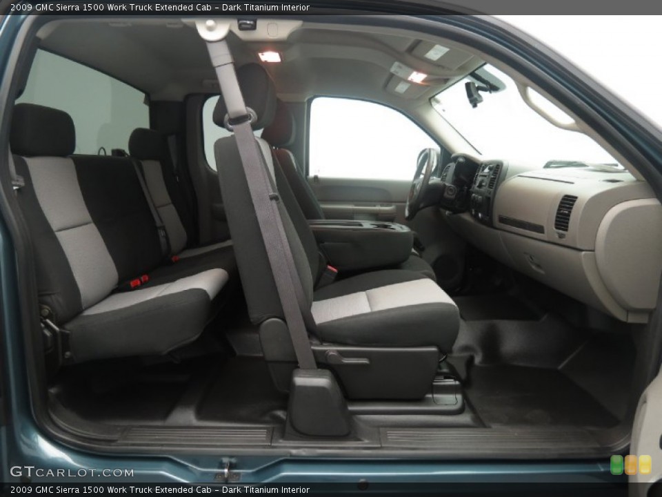 Dark Titanium Interior Photo for the 2009 GMC Sierra 1500 Work Truck Extended Cab #83571699