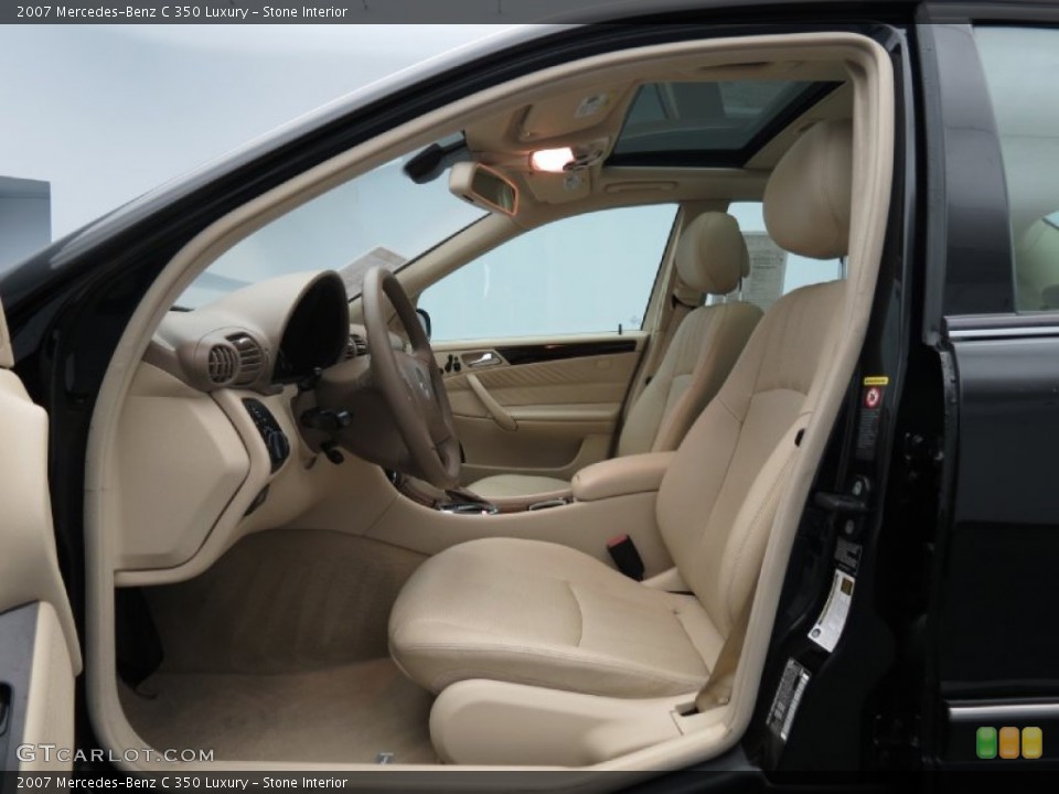 Stone Interior Front Seat for the 2007 Mercedes-Benz C 350 Luxury #83572191