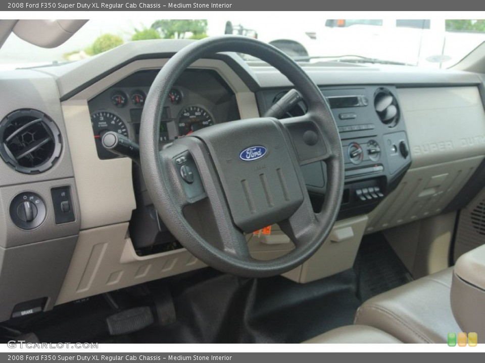 Medium Stone Interior Dashboard for the 2008 Ford F350 Super Duty XL Regular Cab Chassis #83573328