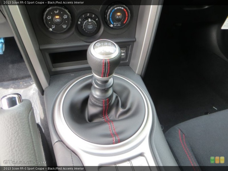 Black/Red Accents Interior Transmission for the 2013 Scion FR-S Sport Coupe #83573991