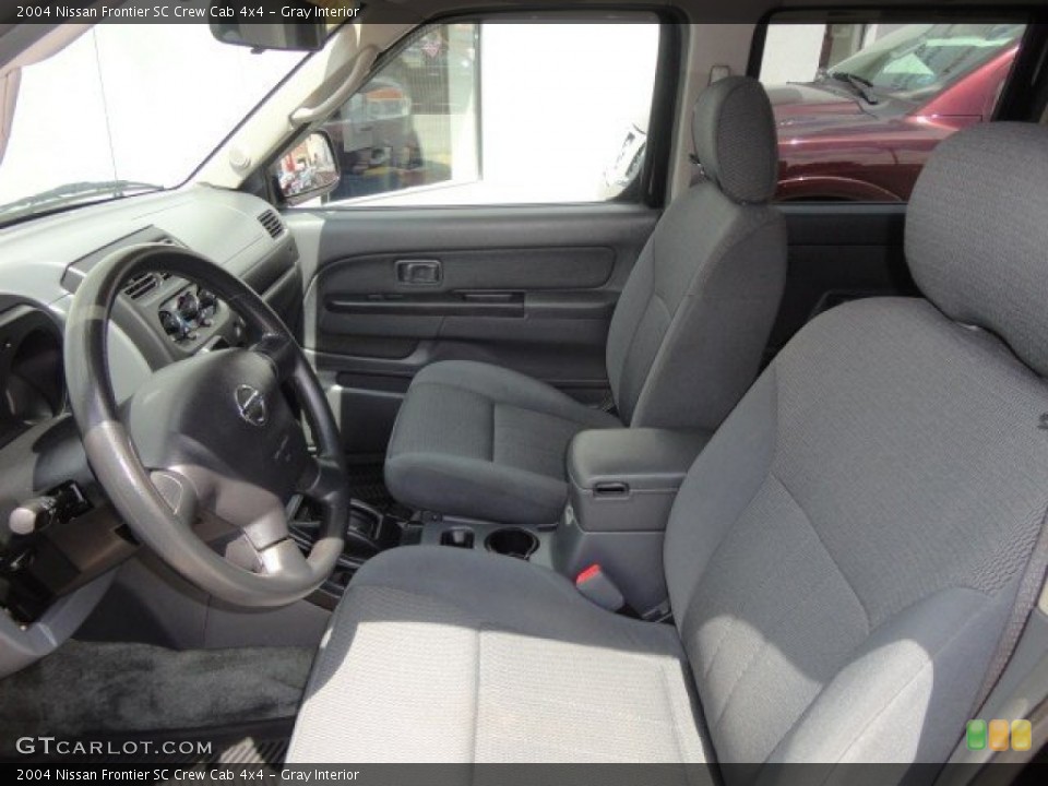Gray Interior Front Seat for the 2004 Nissan Frontier SC Crew Cab 4x4 #83577291