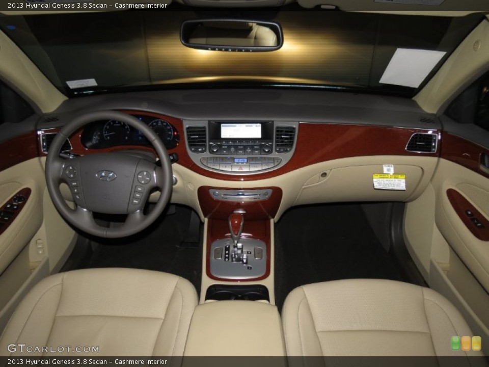 Cashmere Interior Dashboard for the 2013 Hyundai Genesis 3.8 Sedan #83578047