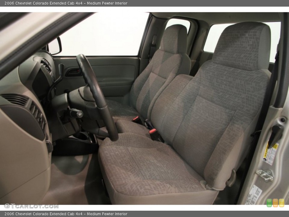 Medium Pewter Interior Front Seat for the 2006 Chevrolet Colorado Extended Cab 4x4 #83579790