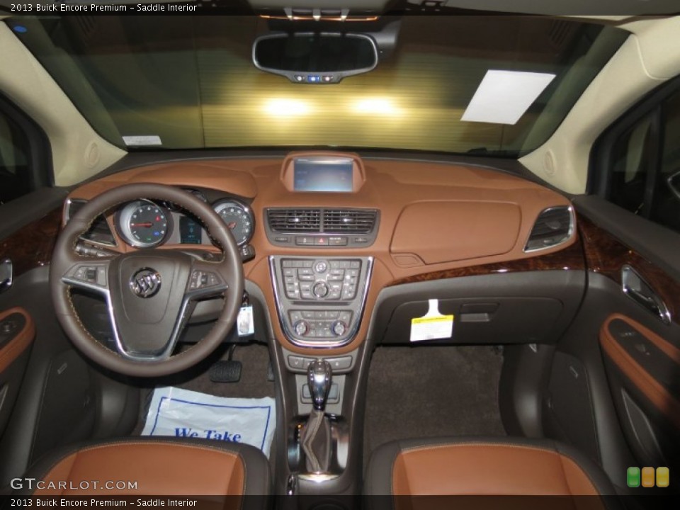 Saddle Interior Dashboard for the 2013 Buick Encore Premium #83581119