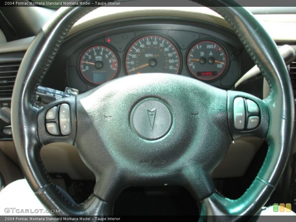 Taupe Interior Steering Wheel for the 2004 Pontiac Montana  #83582064