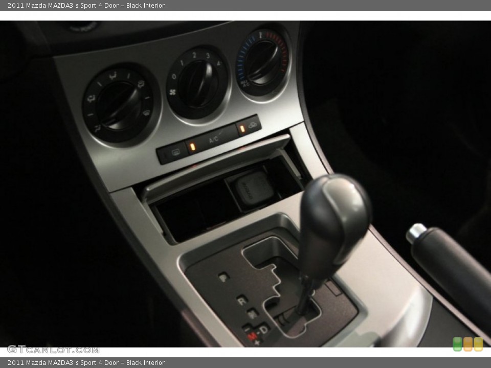 Black Interior Controls for the 2011 Mazda MAZDA3 s Sport 4 Door #83584899