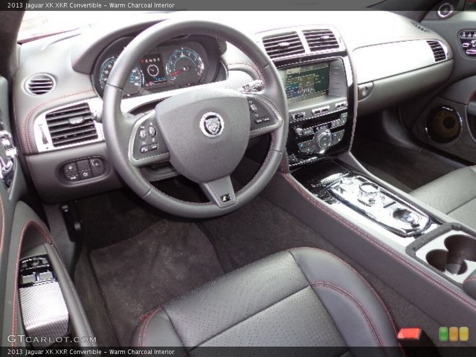 Warm Charcoal Interior Prime Interior for the 2013 Jaguar XK XKR Convertible #83587494