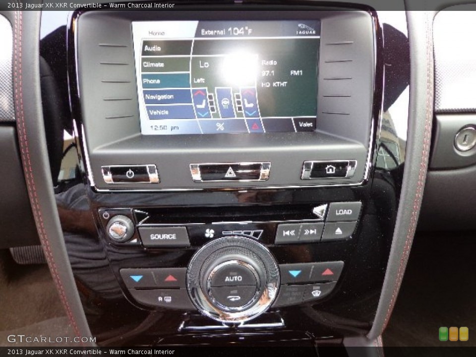 Warm Charcoal Interior Controls for the 2013 Jaguar XK XKR Convertible #83587731