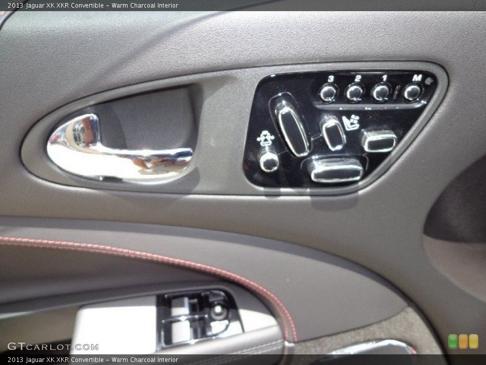 Warm Charcoal Interior Controls for the 2013 Jaguar XK XKR Convertible #83587770