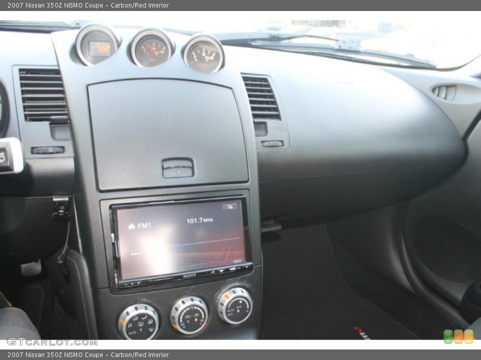 Carbon/Red Interior Dashboard for the 2007 Nissan 350Z NISMO Coupe #83588376