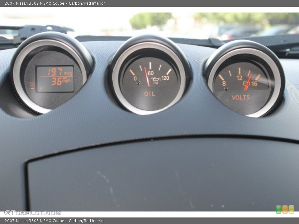 Carbon/Red Interior Gauges for the 2007 Nissan 350Z NISMO Coupe #83588418