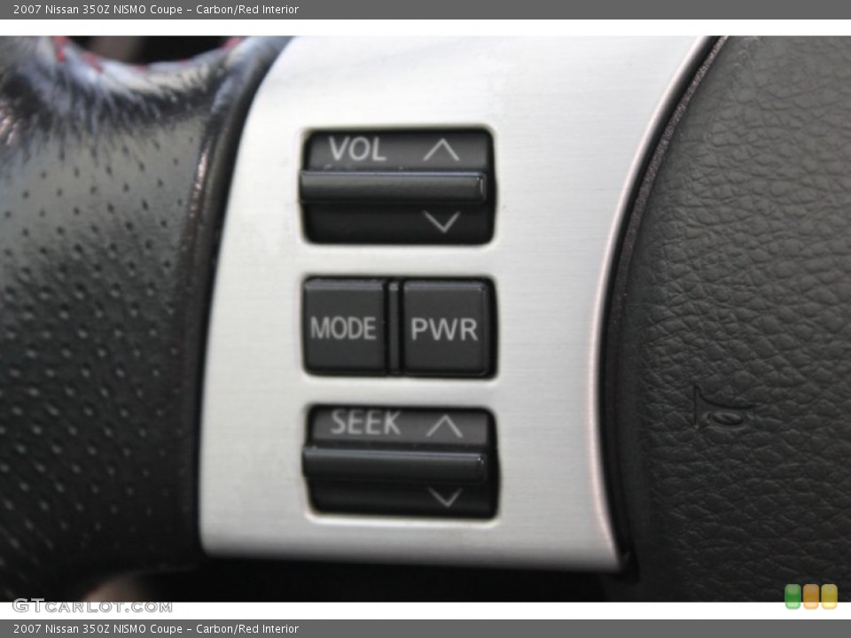Carbon/Red Interior Controls for the 2007 Nissan 350Z NISMO Coupe #83588526