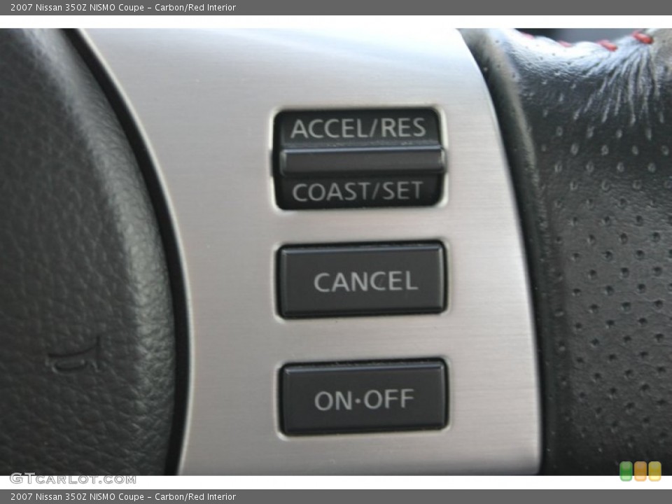 Carbon/Red Interior Controls for the 2007 Nissan 350Z NISMO Coupe #83588550