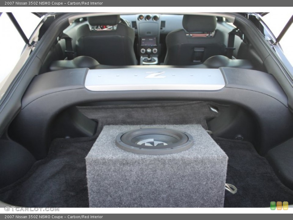 Carbon/Red Interior Audio System for the 2007 Nissan 350Z NISMO Coupe #83588628