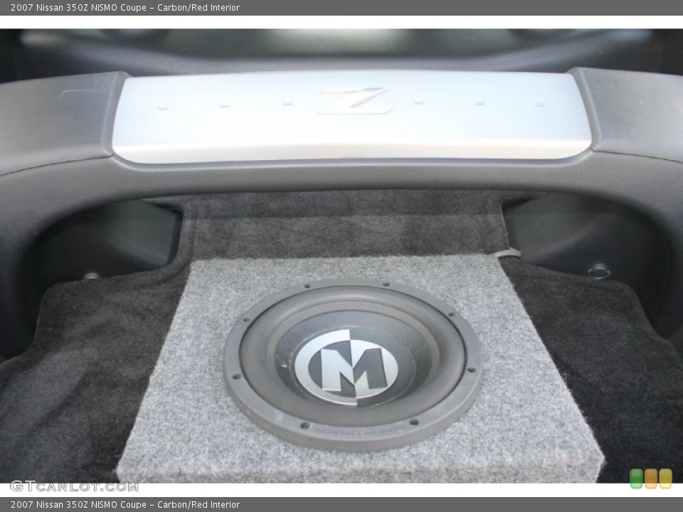 Carbon/Red Interior Audio System for the 2007 Nissan 350Z NISMO Coupe #83588651