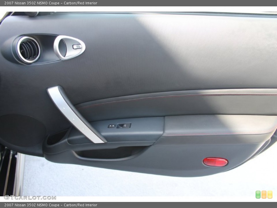 Carbon/Red Interior Door Panel for the 2007 Nissan 350Z NISMO Coupe #83588664
