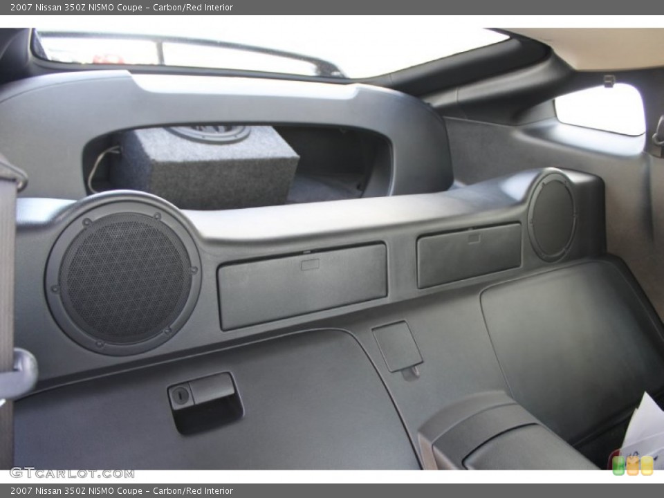 Carbon/Red Interior Audio System for the 2007 Nissan 350Z NISMO Coupe #83588709