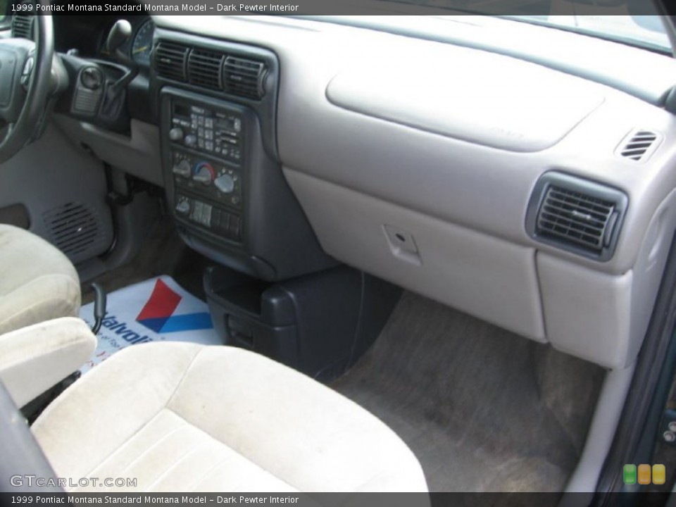 Dark Pewter Interior Dashboard for the 1999 Pontiac Montana  #83591055