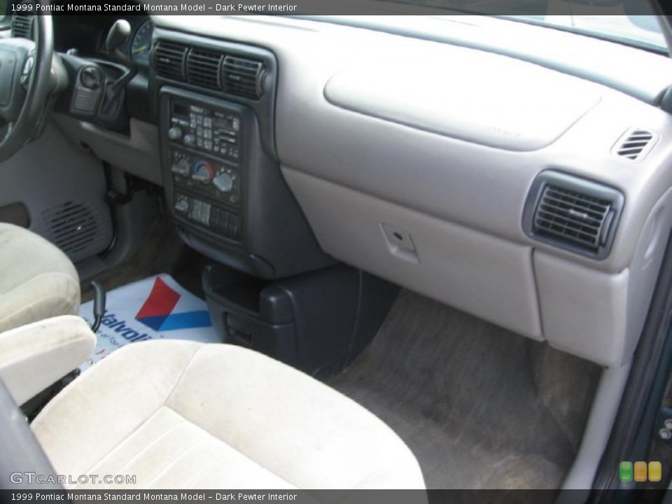 Dark Pewter Interior Dashboard for the 1999 Pontiac Montana  #83591055