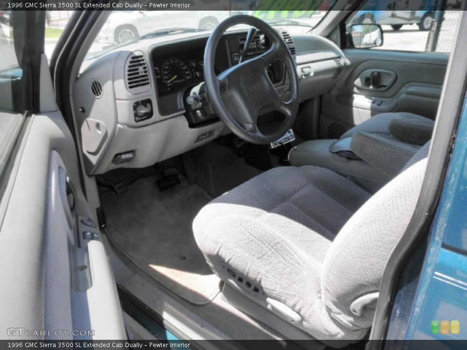 Pewter 1996 GMC Sierra 3500 Interiors