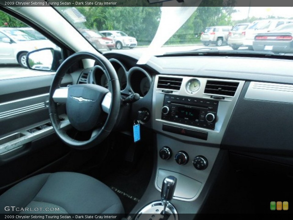 Dark Slate Gray Interior Dashboard for the 2009 Chrysler Sebring Touring Sedan #83596533