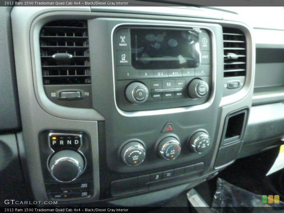 Black/Diesel Gray Interior Controls for the 2013 Ram 1500 Tradesman Quad Cab 4x4 #83596785