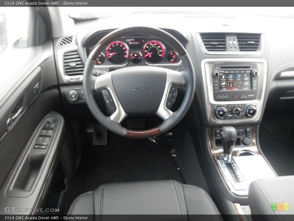 Ebony Interior Dashboard for the 2014 GMC Acadia Denali AWD #83597985