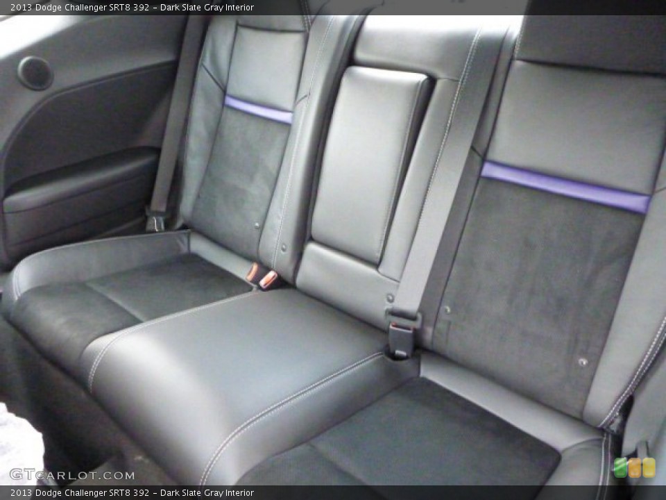 Dark Slate Gray Interior Rear Seat for the 2013 Dodge Challenger SRT8 392 #83598255