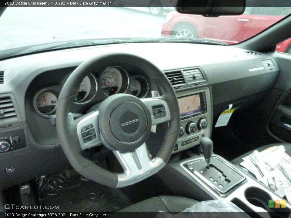 Dark Slate Gray Interior Dashboard for the 2013 Dodge Challenger SRT8 392 #83598276