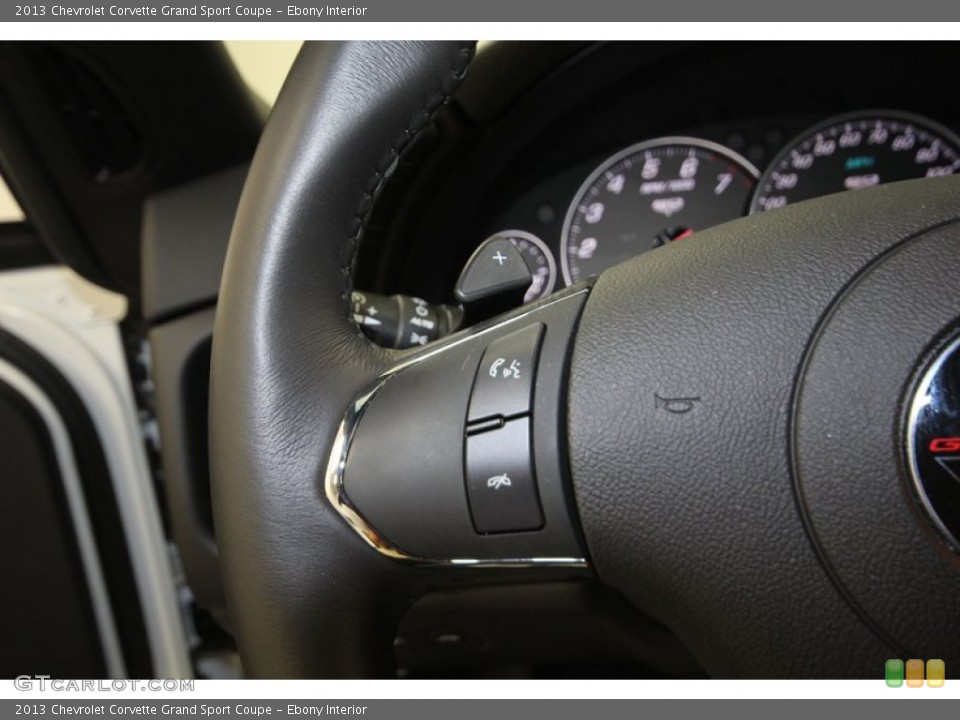 Ebony Interior Controls for the 2013 Chevrolet Corvette Grand Sport Coupe #83599287