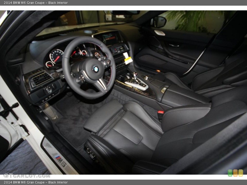 Black Interior Prime Interior for the 2014 BMW M6 Gran Coupe #83601207