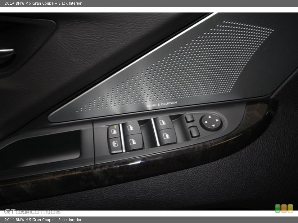 Black Interior Controls for the 2014 BMW M6 Gran Coupe #83601258